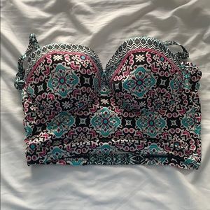 Paisley bathing suit top